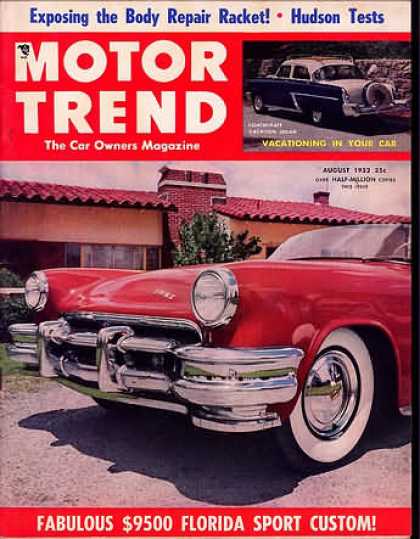 Motor Trend - August 1952