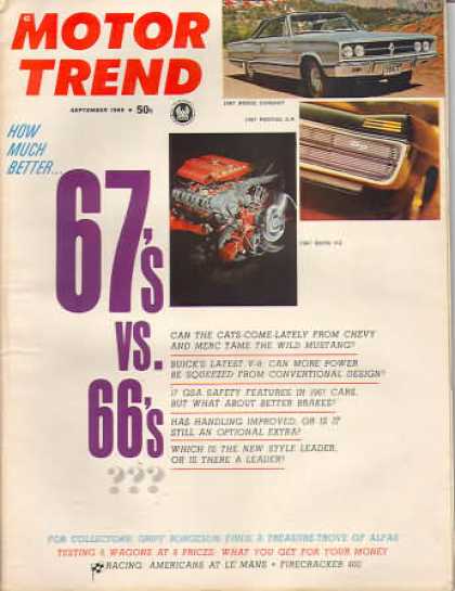 Motor Trend - September 1966