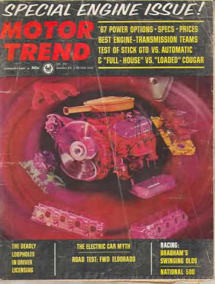 Motor Trend - January 1967