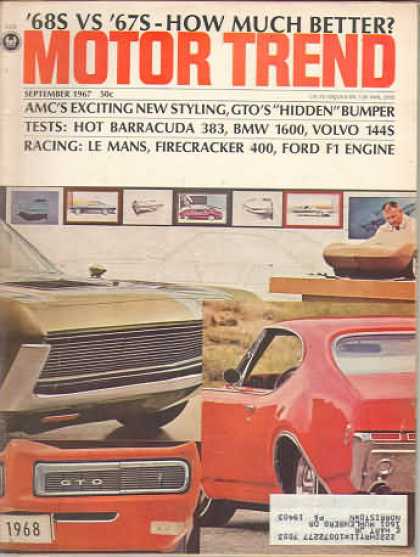 Motor Trend - September 1967
