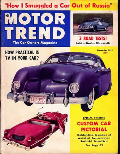 Motor Trend - November 1952