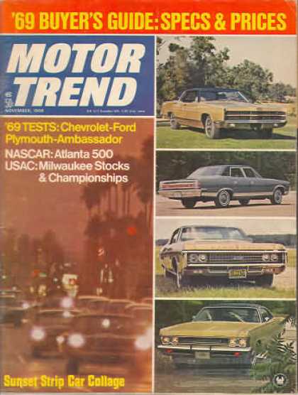 Motor Trend - November 1968