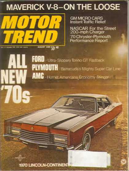 Motor Trend - August 1969