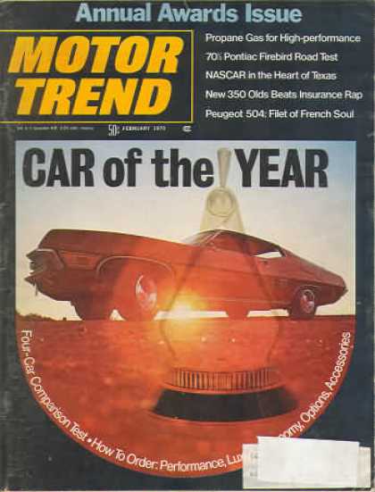 Motor Trend - February 1970