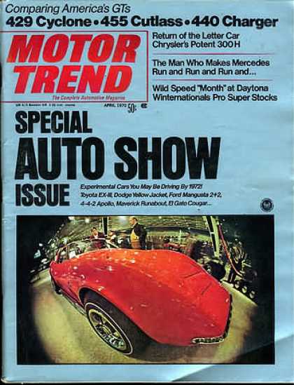 Motor Trend - April 1970