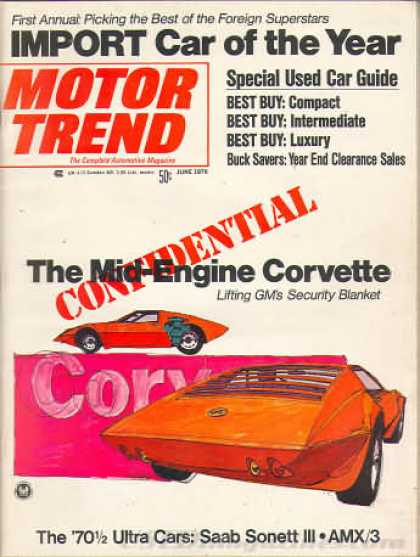 Motor Trend - June 1970