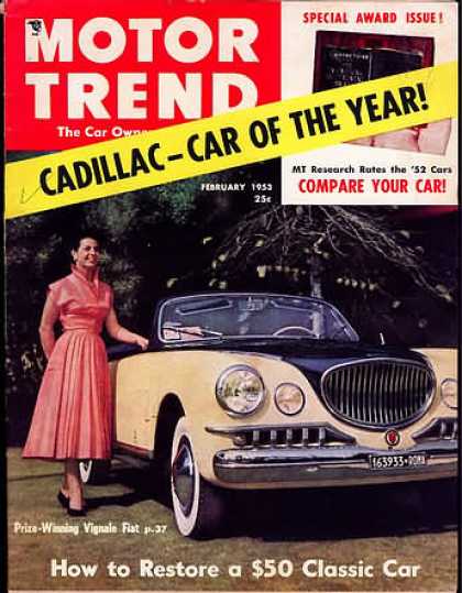 Motor Trend - February 1953