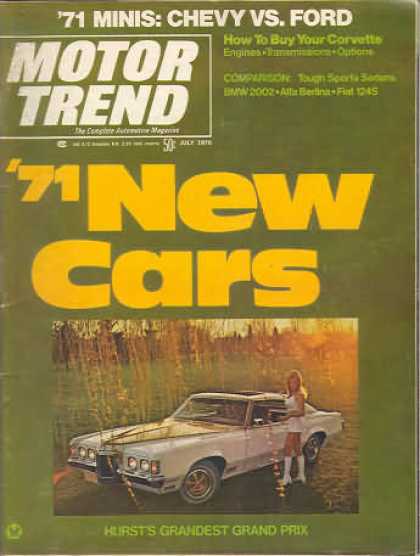 Motor Trend - July 1970