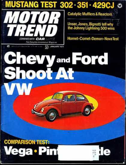 Motor Trend - January 1971