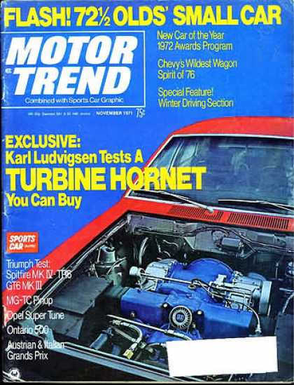 Motor Trend - November 1971