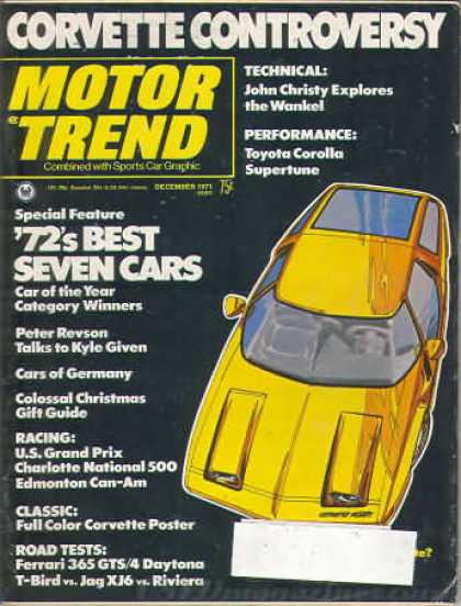 Motor Trend - December 1971