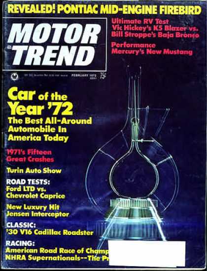 Motor Trend - February 1972