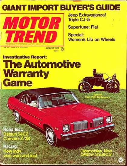 Motor Trend - August 1972
