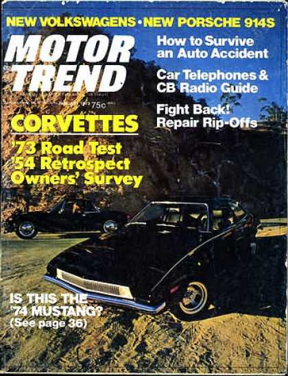 Motor Trend - January 1973
