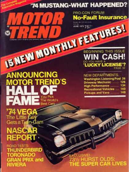 Motor Trend - June 1973