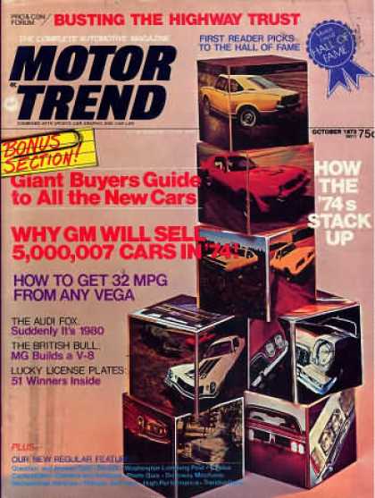 Motor Trend - October 1973