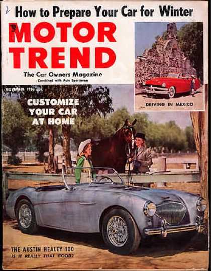 Motor Trend - November 1953