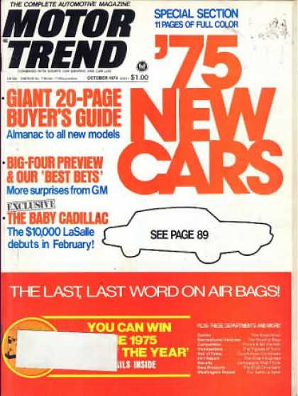 Motor Trend - October 1974