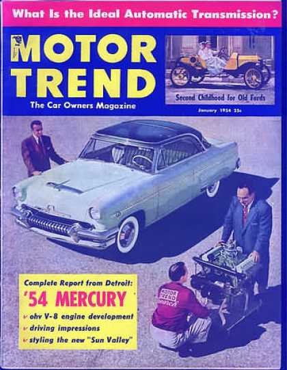 Motor Trend - January 1954