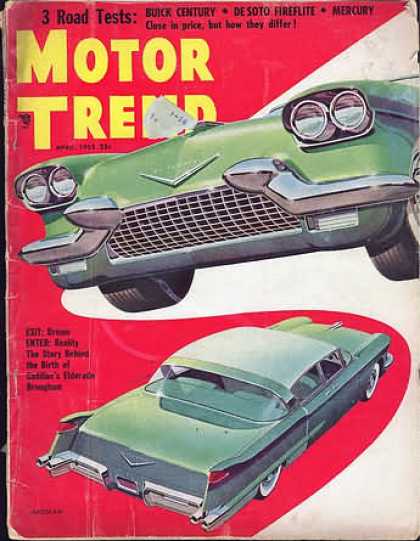 Motor Trend - April 1955