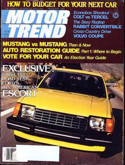 Motor Trend - November 1980