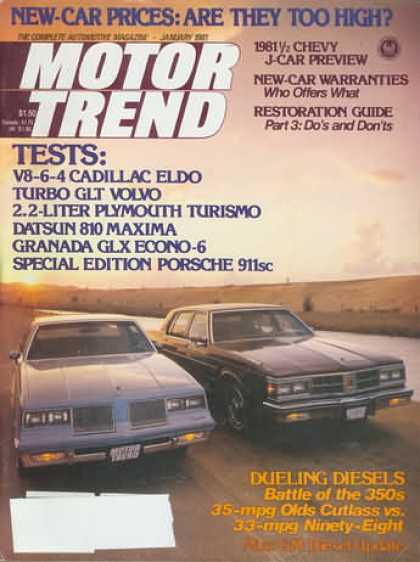 Motor Trend - January 1981