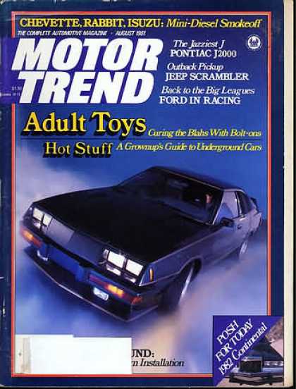 Motor Trend - August 1981