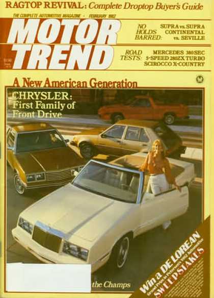 Motor Trend - February 1982