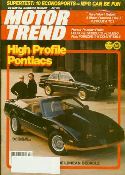 Motor Trend - July 1982