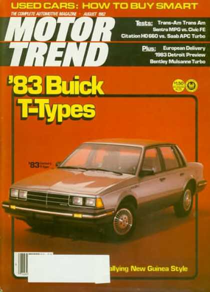 Motor Trend - August 1982