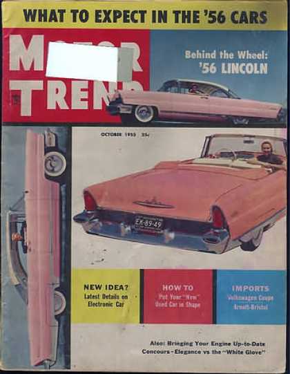 Motor Trend - October 1955
