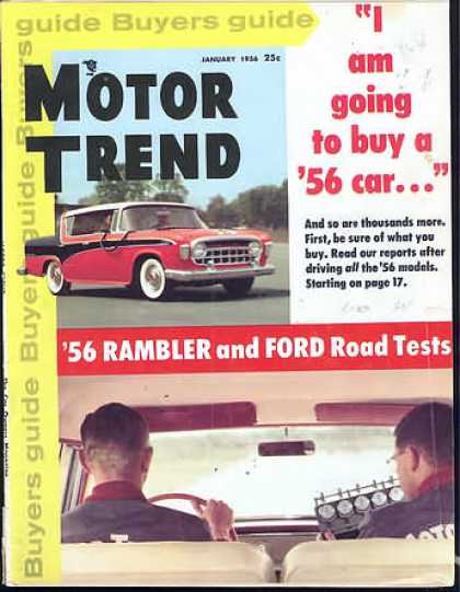 Motor Trend - January 1956