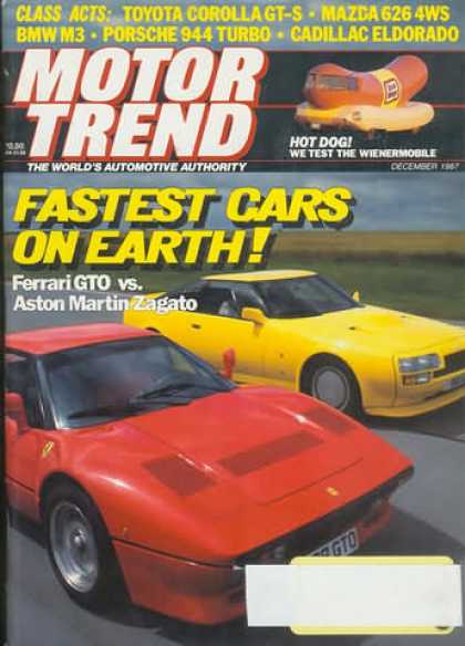 Motor Trend - December 1987