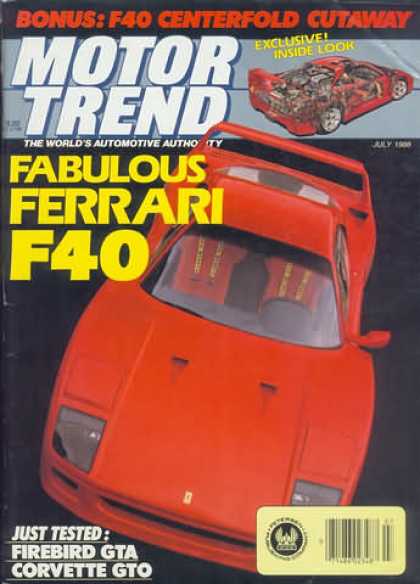 Motor Trend - July 1988