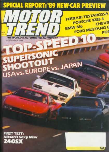 Motor Trend - September 1988