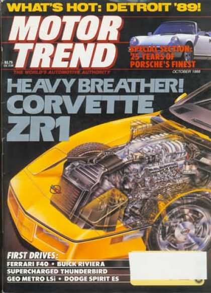 Motor Trend - October 1988
