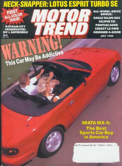 Motor Trend - July 1989