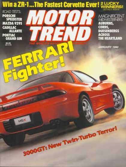 Motor Trend - January 1990