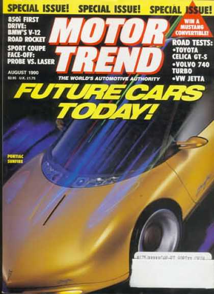 Motor Trend - August 1990