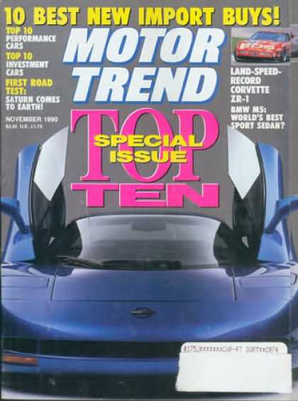 Motor Trend - November 1990