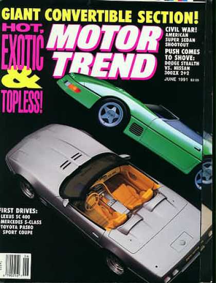 Motor Trend - June 1991