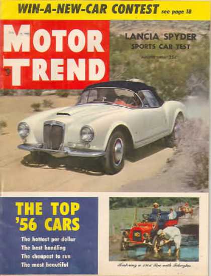 Motor Trend - August 1956