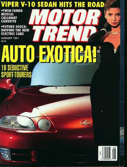 Motor Trend - August 1991