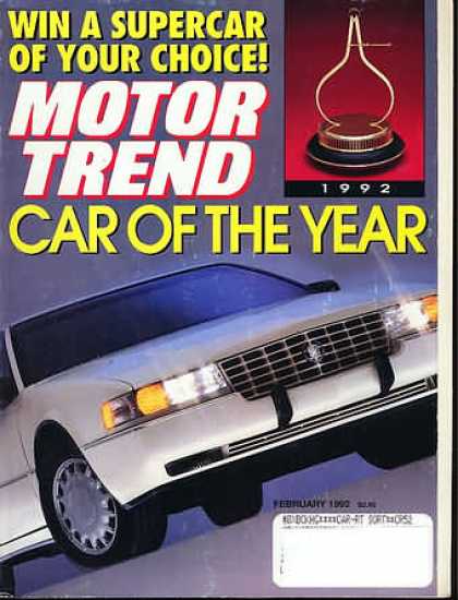 Motor Trend - February 1992