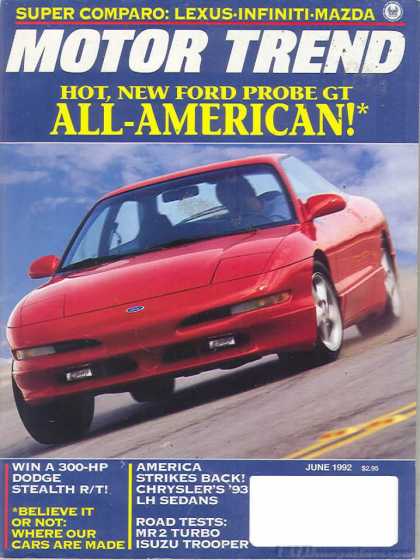 Motor Trend - June 1992