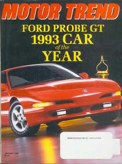 Motor Trend - January 1993