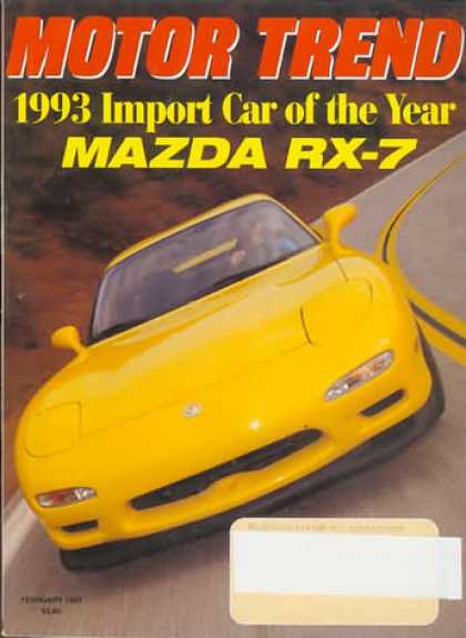 Motor Trend - February 1993