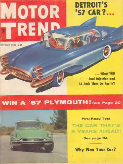 Motor Trend - October 1956