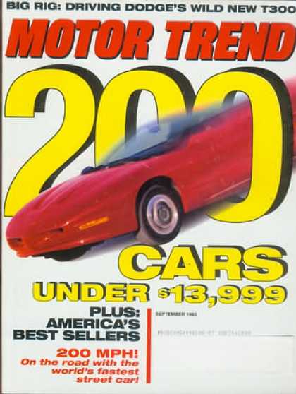 Motor Trend - September 1993