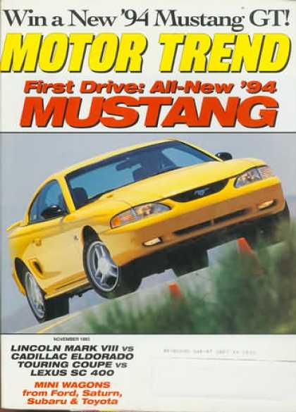 Motor Trend - November 1993